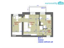 Prodej bytu 1+1, Mariánské Lázně, Hlavní třída, 35 m2