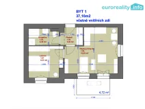 Prodej bytu 2+kk, Mariánské Lázně, Hlavní třída, 37 m2
