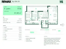 Prodej bytu 4+kk, Zlín, Tyršova, 91 m2