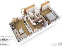 Pronájem bytu 2+1, Praha - Malešice, Počernická, 53 m2