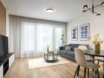 Prodej bytu 1+kk, Praha - Stodůlky, Hábova, 33 m2