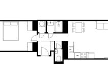 Prodej bytu 2+kk, Praha - Žižkov, Víta Nejedlého, 48 m2