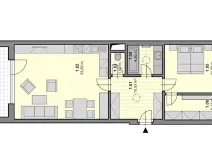 Pronájem bytu 2+kk, Olomouc, Dlouhá, 69 m2
