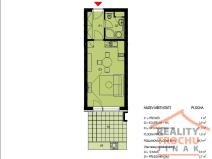 Pronájem bytu 1+kk, Hradec Králové, Jana Masaryka, 31 m2