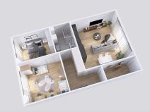 Prodej bytu 3+kk, Praha - Přední Kopanina, Do roklí, 72 m2