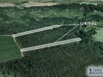 Prodej lesa, Chrbonín, 32870 m2