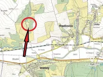 Prodej lesa, Hradčovice, 805 m2