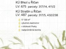 Prodej pole, Březí, 17139 m2