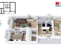 Prodej bytu 3+1, Náchod - Staré Město nad Metují, Pražská, 63 m2