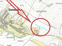 Prodej podílu pole, Domanín, 1459 m2