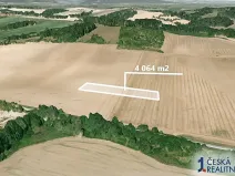 Prodej podílu pole, Hustopeče nad Bečvou, 2032 m2