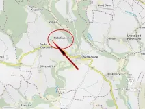 Prodej zahrady, Chvalkovice, 1206 m2