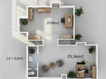 Pronájem obchodního prostoru, Příbram, Střelecká, 44 m2