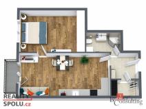 Prodej bytu 2+kk, Lázně Kynžvart, Královské svahy, 53 m2