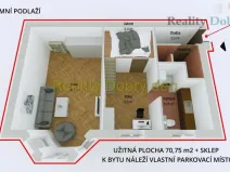 Prodej bytu 2+1, Opava, Zacpalova, 71 m2