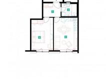 Pronájem bytu 2+kk, Praha - Stodůlky, Mukařovského, 50 m2