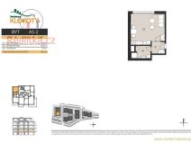 Prodej bytu 1+kk, Tábor - Klokoty, 36 m2