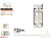 Prodej bytu 1+kk, Tábor - Klokoty, 50 m2