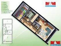 Prodej bytu 3+kk, Praha - Záběhlice, Vrútecká, 63 m2