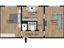 Prodej bytu 2+1, Písek, Dr. M. Horákové, 51 m2