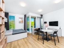 Pronájem bytu 1+kk, Praha - Vysočany, Odkolkova, 42 m2