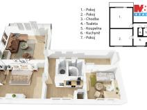 Prodej bytu 3+1, Ruda, 76 m2