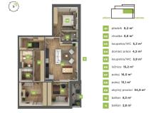 Prodej bytu 4+kk, Praha, Klánova, 117 m2