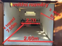 Pronájem garáže, Ústí nad Labem - Klíše, Cestička, 21 m2
