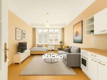 Pronájem bytu 1+kk, Praha - Vinohrady, Hradešínská, 37 m2