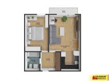 Pronájem bytu 2+kk, Modřice, 50 m2