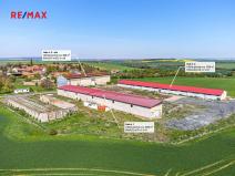 Pronájem výrobních prostor, Dolní Chvatliny, 3690 m2
