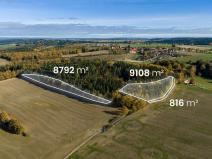 Prodej lesa, Hluboká nad Vltavou - Kostelec, 18716 m2