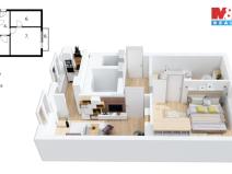 Prodej bytu 3+1, Nové Město nad Metují, Malecí, 58 m2