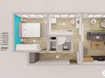 Prodej bytu 2+1, Poděbrady - Poděbrady II, 49 m2