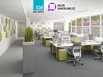 Pronájem kanceláře, Praha - Smíchov, Radlická, 2344 m2