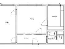 Pronájem bytu 2+1, Uherské Hradiště - Mařatice, Sadová, 44 m2