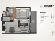 Pronájem bytu 2+kk, Teplice, Novoveská, 47 m2
