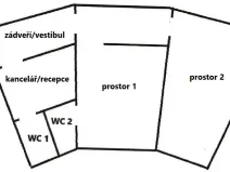 Prodej obchodního prostoru, Cheb, 70 m2