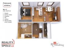 Prodej bytu 2+kk, Hrádek nad Nisou, 1. máje, 55 m2