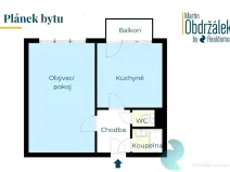 Prodej bytu 1+1, České Budějovice, Papírenská, 38 m2