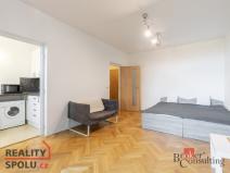 Pronájem bytu 1+1, Brno - Lesná, Halasovo náměstí, 32 m2