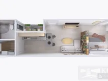 Pronájem bytu 1+kk, Plzeň, Goldscheiderova, 34 m2