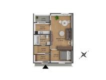 Prodej bytu 1+1, Týnec nad Sázavou - Brodce, Na Kněžině, 39 m2