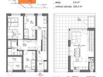 Prodej bytu 4+kk, Písek, Dolní, 99 m2