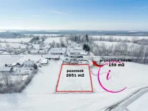 Prodej pozemku pro bydlení, Okrouhlice - Chlístov, 2810 m2
