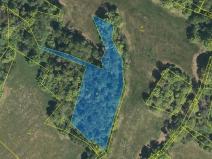 Dražba pozemku, Zálezly, 3813 m2