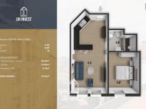 Pronájem bytu 2+kk, Praha - Žižkov, Bořivojova, 48 m2