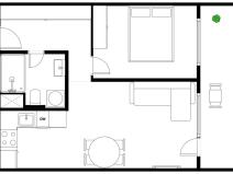 Prodej bytu 2+kk, Praha - Kobylisy, Třeboradická, 48 m2