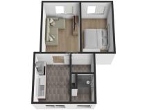 Pronájem bytu 2+1, Karlovy Vary, Zeyerova, 52 m2