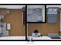 Pronájem bytu 1+1, Nový Bor, Riegrova, 30 m2